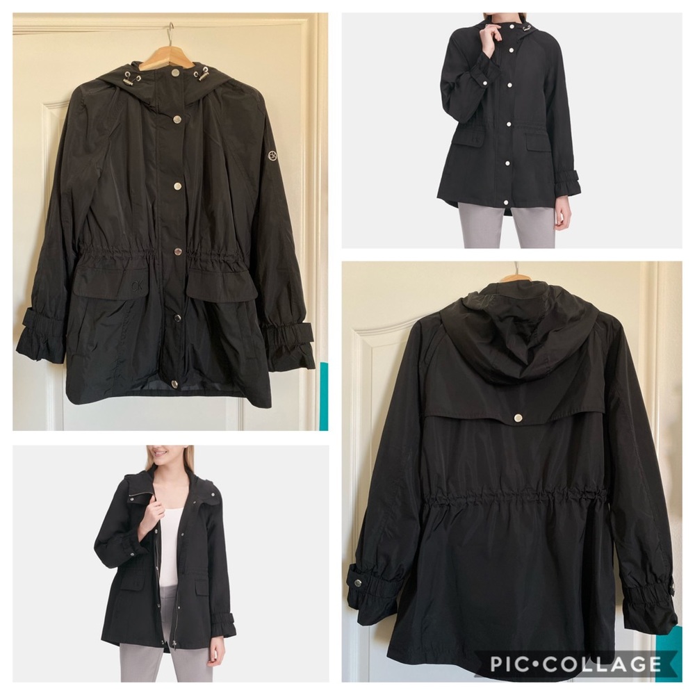 Calvin Klein Hooded Anorak Jacket - Black